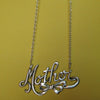 Mother in Script Necklace - Anomaly Jewelry