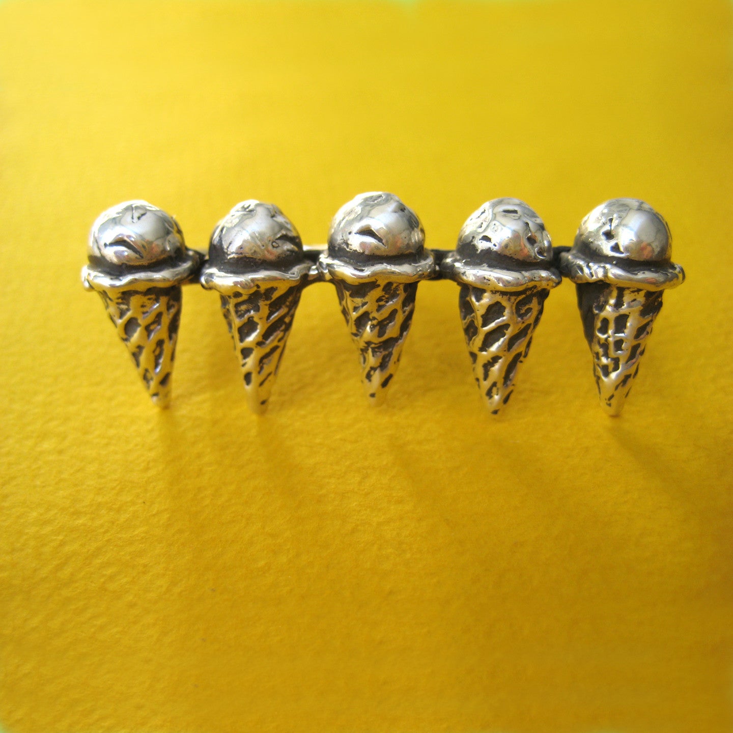 Two Finger Ice Cream Ring - Anomaly Jewelry