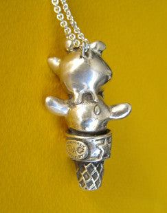 Scoop of Pig and Deer Necklace - Anomaly Jewelry