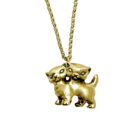Two Headed Cat Necklace - Anomaly Jewelry