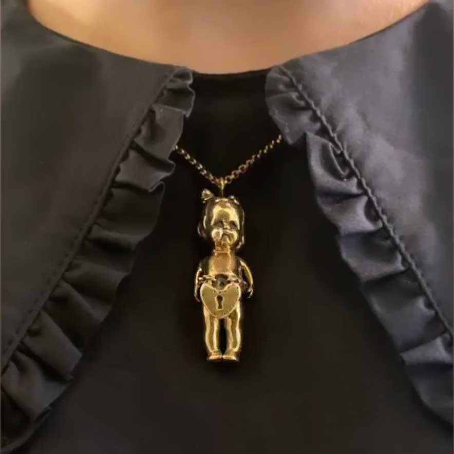 Fred Of Paris Gold, Gemstone And Diamond Matryoshka Doll Necklace | eBay